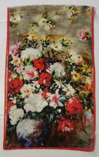 Vintage seidentuch silk scarf - silk,