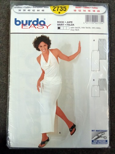 Burda easy 2735 - rock, jersey