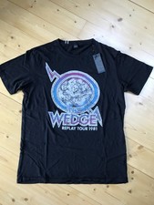 Replay Herren T-Shirt Kurz Arm schwarz mit Aufdruck Gr. L Neu