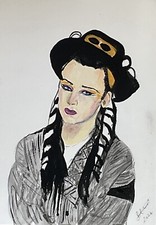 Boy George Pop Art Gemälde