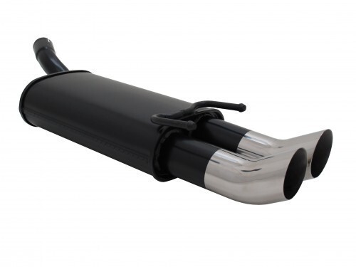 Novus sportauspuff abe 2x76mm - sportauspuff, +abe