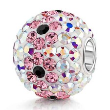 MATERIA XXL Silber Bead Strass