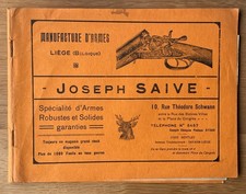 Originaler Waffenkatalog Manufacture D'Armes Liege (Belgien) Preise- 60 Seiten 