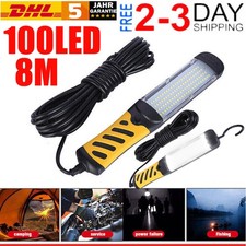 15W 100 LED KFZ Arbeitsleuchte Akku Werkstattlampe Handlampe Stablampe Magnet