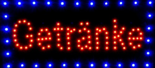 Led leuchtschild reklame - led,, leuchtschild,