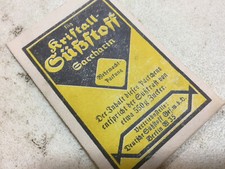 SÜSSSTOFF 1x WEHRMACHT PACKUNG MARKETENDER RATION ZUSATZVERPFLEGUNG SACCHARIN