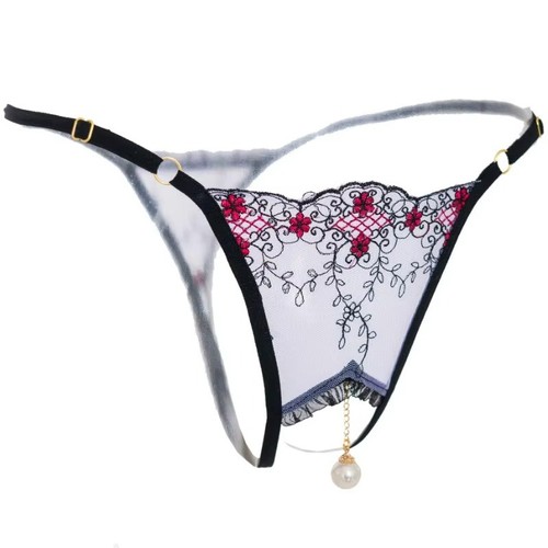 Elegante spitze string - ,
