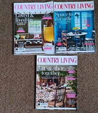 3 Country Living mags January