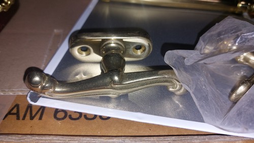 Messing fenstergriffe zwei - messing,