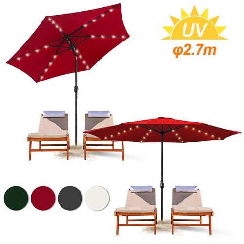 Sonnenschirm mit kurbel und - kurbel,