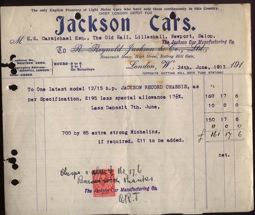 Seltene jackson cars london - jackson,