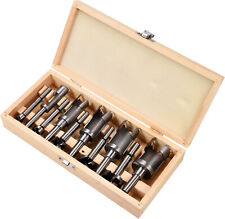 Zapfenschneider Forstnerbohrer Astlochbohrer 10tlg. Set Scharnierlochbohrer YATO