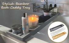 Bambusholz badewannenregal - bambusholz,