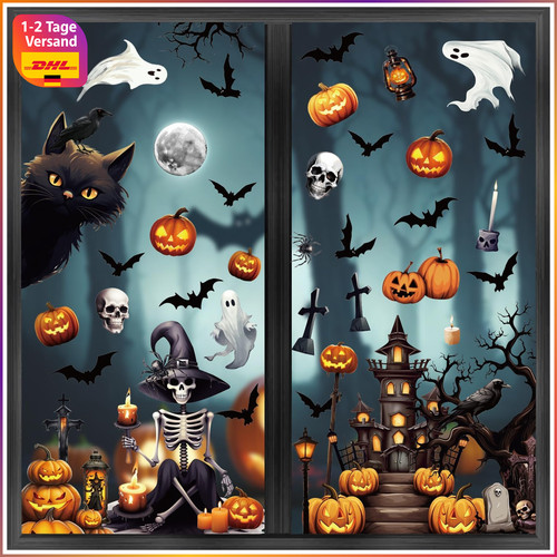 Halloween fensterbilder - halloween,