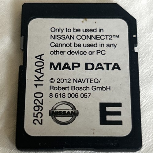 Nissan connect map data - 2, sd