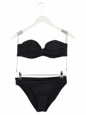LASCANA Bikini Oberteil Damen 36/S Schwarz Elegant Modisch Bandeau