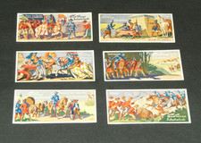 6 Sammelbilder Kaufmannsbilder Gartmann Serie 379 ,,Rittertum im Mittelalter"