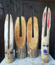 Osterhase Holz groß 2 Stück
