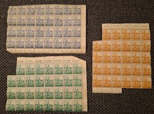 Alte Briefmarken Leipziger Messe 1946  Bogen postfrisch