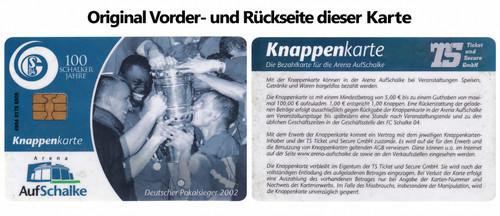 Knappenkarte schalke arena - schalke, dt