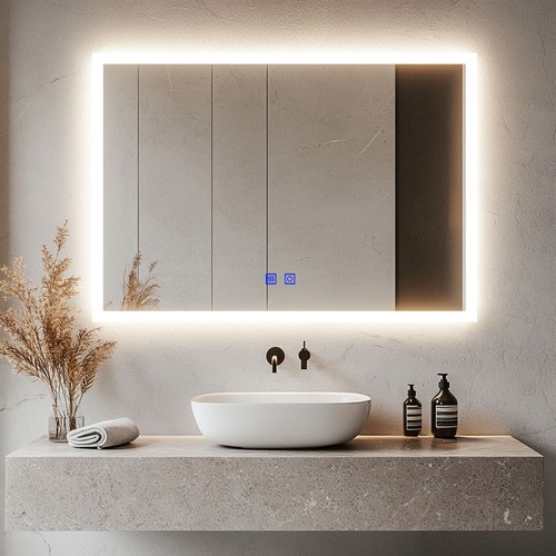 Badspiegel mit led beleuchtung - led,