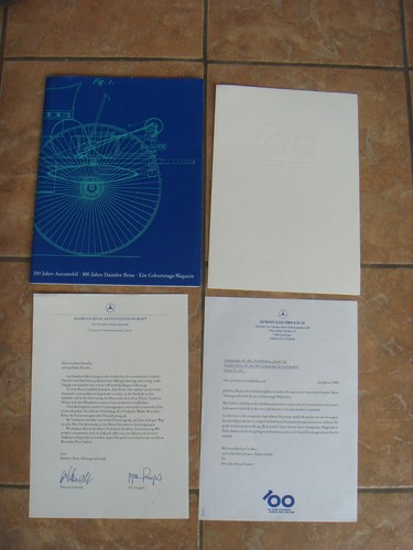 100 jahre automobil daimler - jahre,
