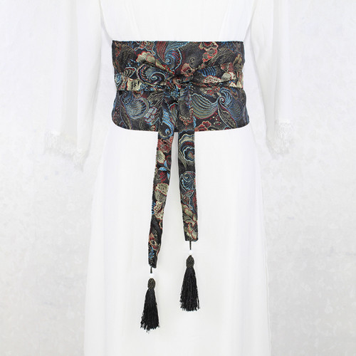 Damen retro japanisch - damen, gürtel