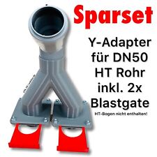 Y-Adapter inkl. 2x Blastgate