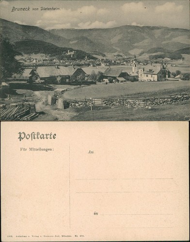 Cartolina bruneck pustertal - cartolina,