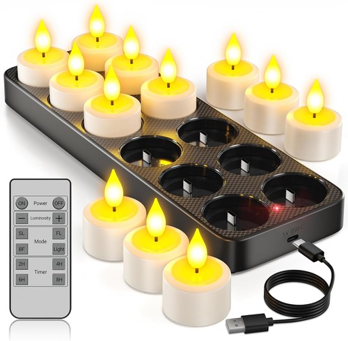 Led teelichter wiederaufladbar - teelichter,