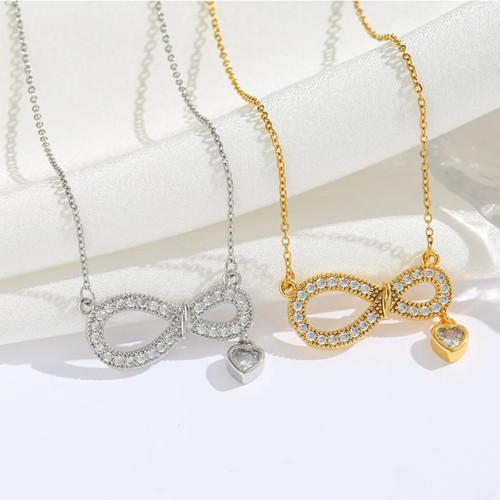 Damen halskette edelstahl gold - halskette,