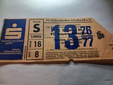 Eintrittskarte Fussball