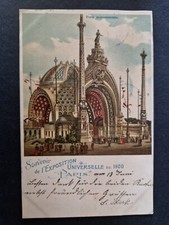 Litho AK Paris Weltausstellung