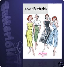 Schnittmuster Kleid 50er (9); Gr. 32-38