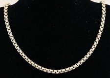 925/ Sterlingsilber  Kette, Venezianer, 50 cm lang, 3 mm breit