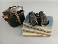 Fernglas ALT antik Sammler JAGD Vitrine Leder Retro Feldstecher Nostalgie RAR