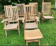 1  Garpa Classic Recliner Teak