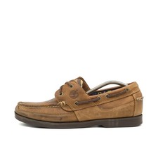 Timberland Herren 70522 Bootsschuhe Braun Leder Rutschfeste Classic Boat EU 44