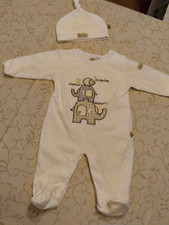 Warmer Strampler weiß mit