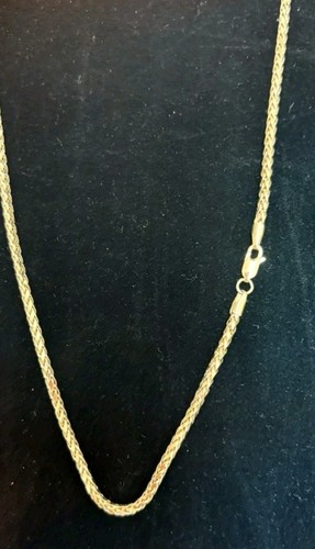 10kt gelbgold weizen kette - 10kt, 24"