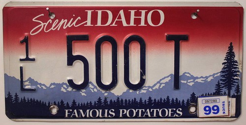 Idaho nummernschild usa - idaho,