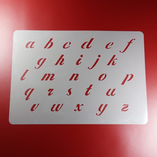Schablone alphabet - a3,