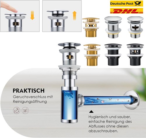 Siphon ablaufventil pop - siphon, up