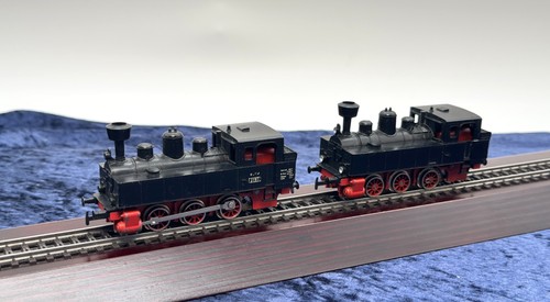 Märklin 3197 dampflok klvm - 2x,