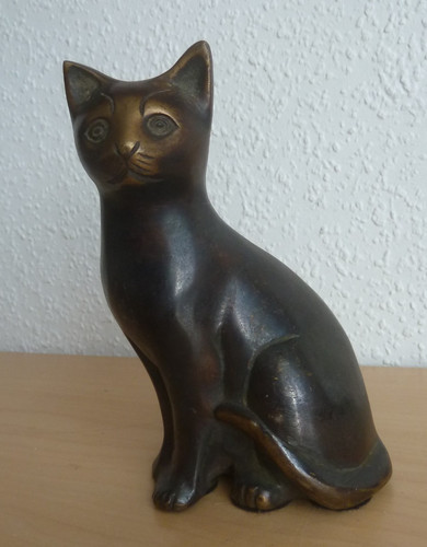 Skulptur massiv bronze oder - bronze,