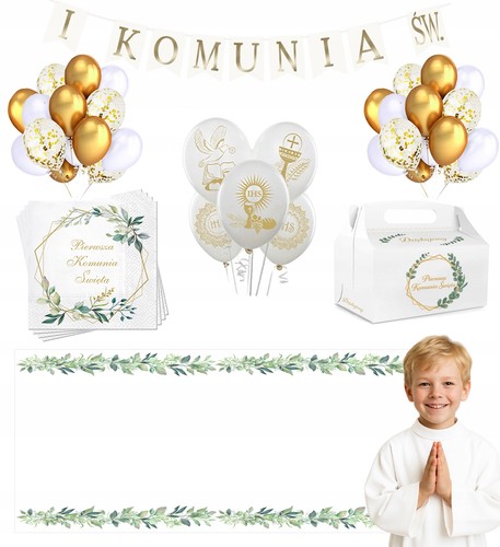 Kommunion deko set tlg - kommunion, 65-tlg