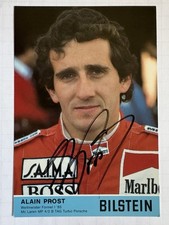Alain Prost signiert Formel F1