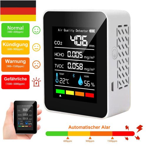 Co2 messgerät 5in1 - co2,