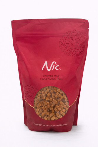 Nic caramel mini fudge - mini, cubes