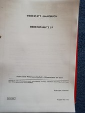 BEDFORDBLITZ CF OPEL  Werkstatthandbuch